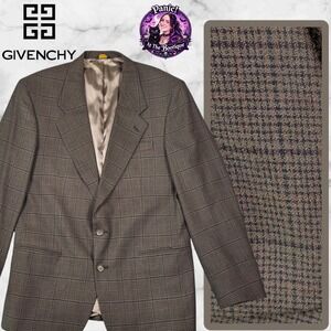 Vintage Givenchy Monsieur Sport Coat Plaid Check Wool Blazer Mens 40R Classic